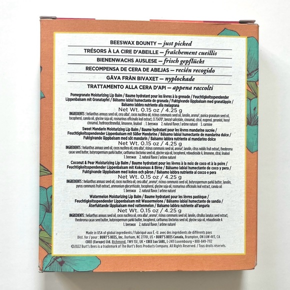 🏷️ Burt’s Bees set of 4 moisturizing lip balm - Picture 10 of 10